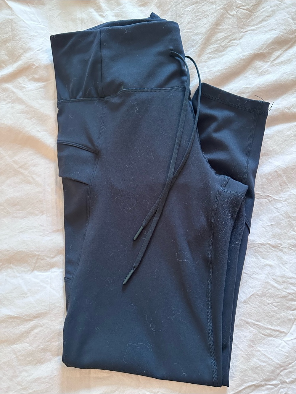 Spyder Black Women's High-Waist Drawstring Leggings